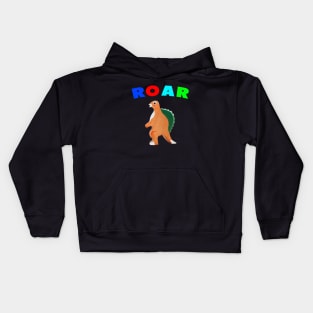 Cute Dinosaur Backtoschool Quote colors variation Kids Hoodie